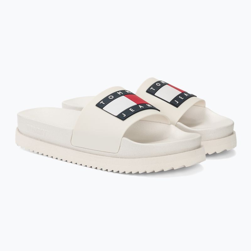 Tommy Jeans Women's Elevated Flatform Slide ecru 4