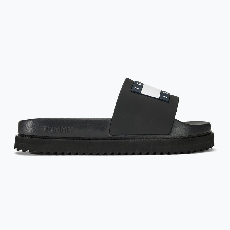 Tommy Jeans women's Elevated Flatform Slide black 2