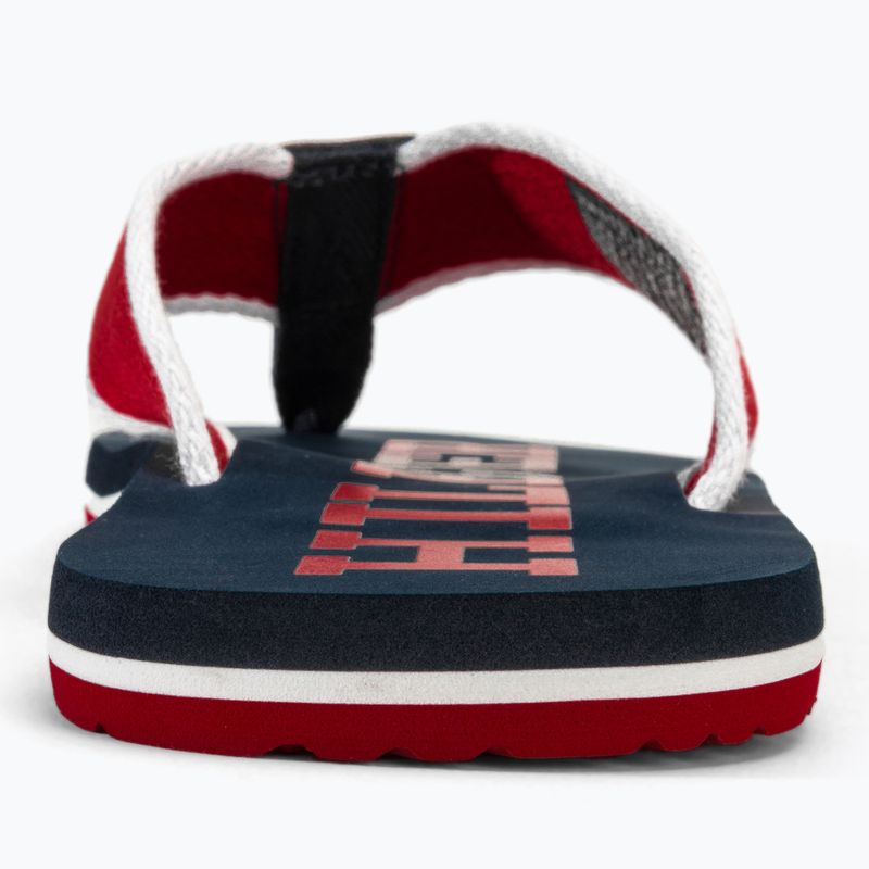 Men's Tommy Hilfiger Patch Beach Sandal primary red flip flops 6