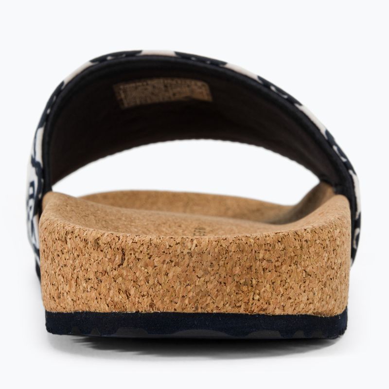 Tommy Hilfiger women's Emblem Cork Slide space blue slides 6