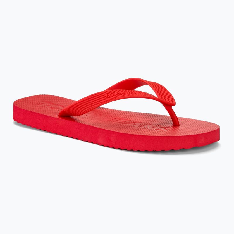 Men's Tommy Jeans Beach Flip Flop deep crimson