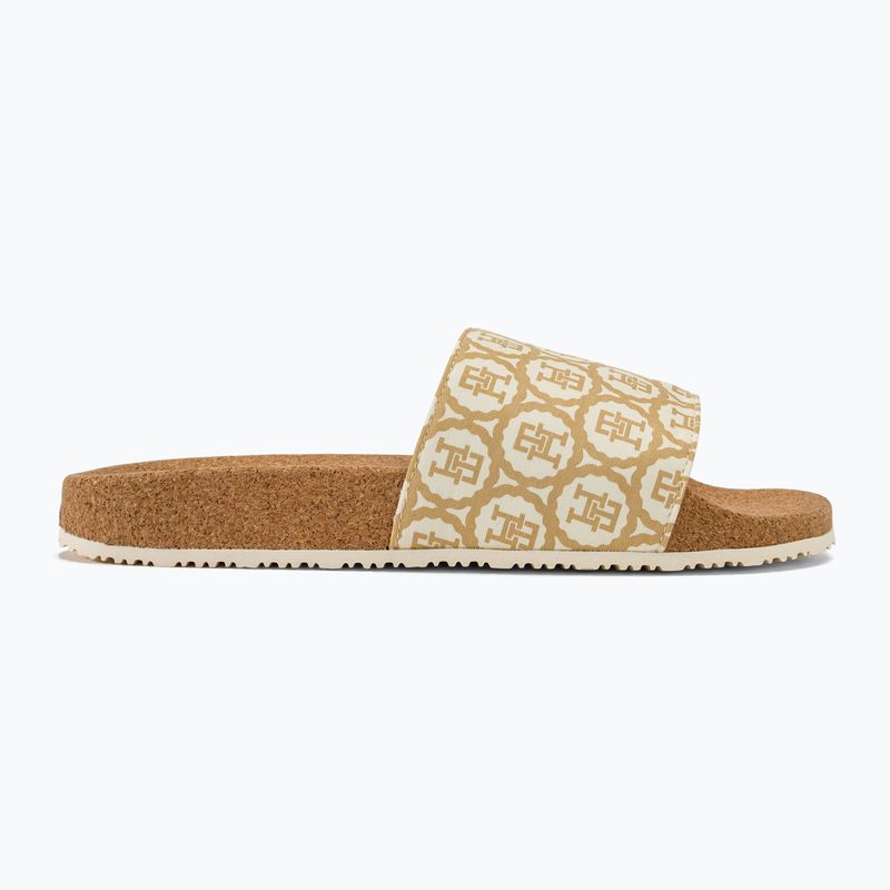 Tommy Hilfiger women's Emblem Cork Slide calico slides 2