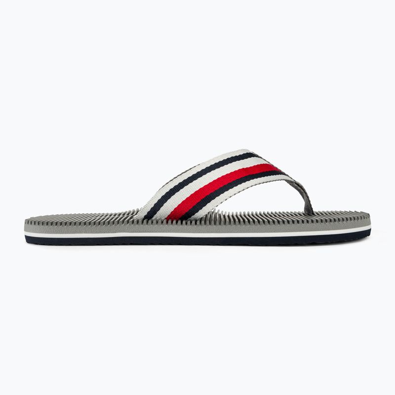Men's Tommy Hilfiger Massage Footbed Oly Beach Sandal antique silver flip flops 2