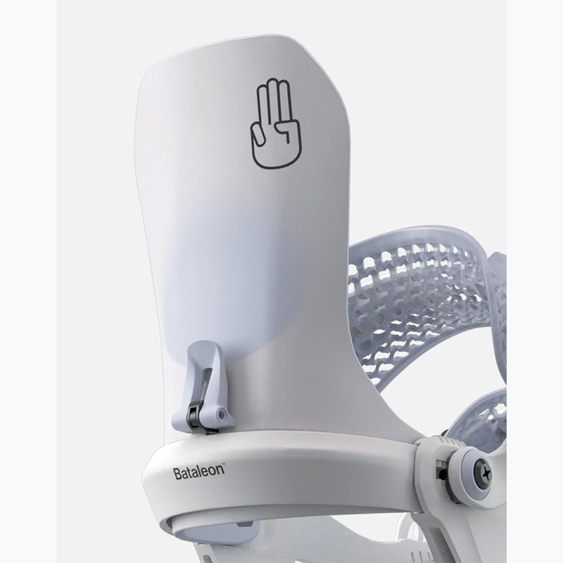 Women's snowboard bindings Bataleon Etna HW W white 4