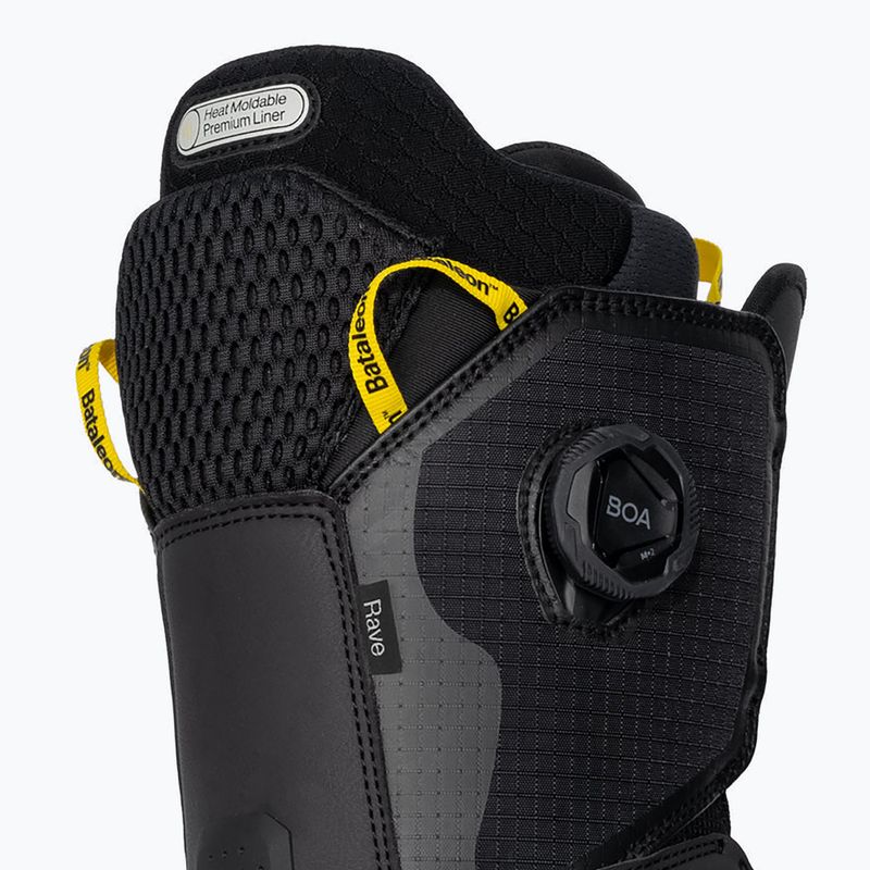 Men's snowboard boots Bataleon Rave Double BOA black 10