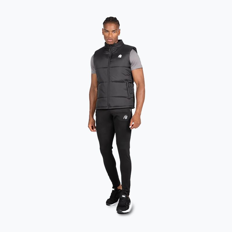 Men's training gilet Gorilla Wear Irvine black 2