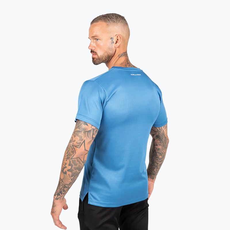 Gorilla Wear men's training shirt Vernon blue 3