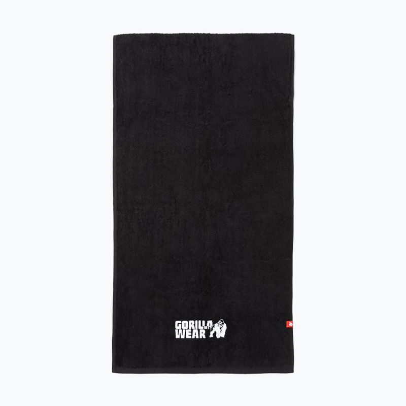 Gorilla Wear Zip Pocket Gym towel black