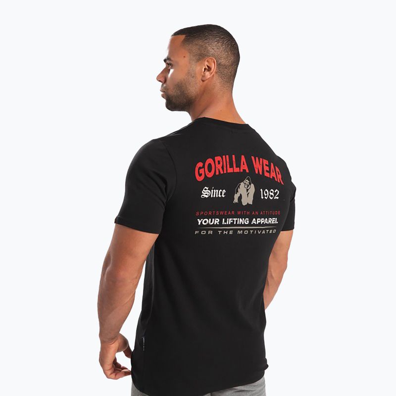 Men's training t-shirt Gorilla Wear Warren black 3