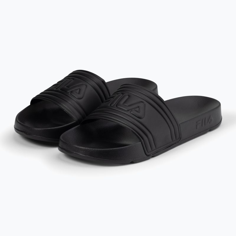 FILA Morro black/black men's slides 8