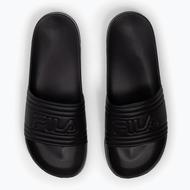 FILA Morro black/black men's slides 12