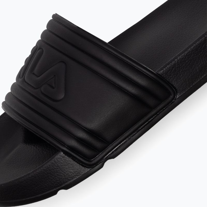 FILA Morro black/black men's slides 13