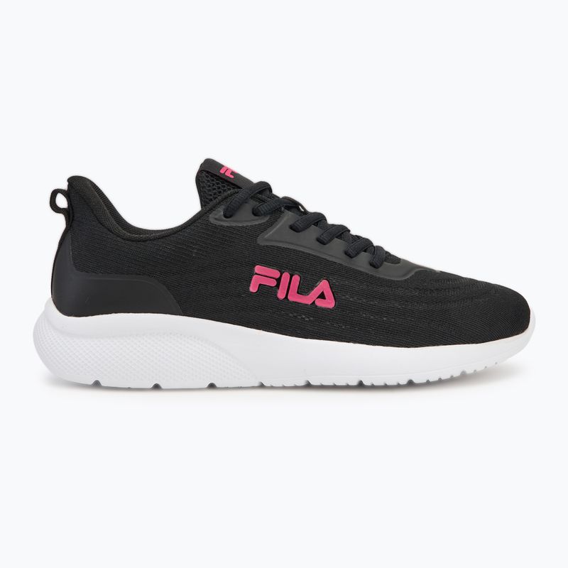 FILA women's Spitfire Vento black/fuchsia purple shoes 2