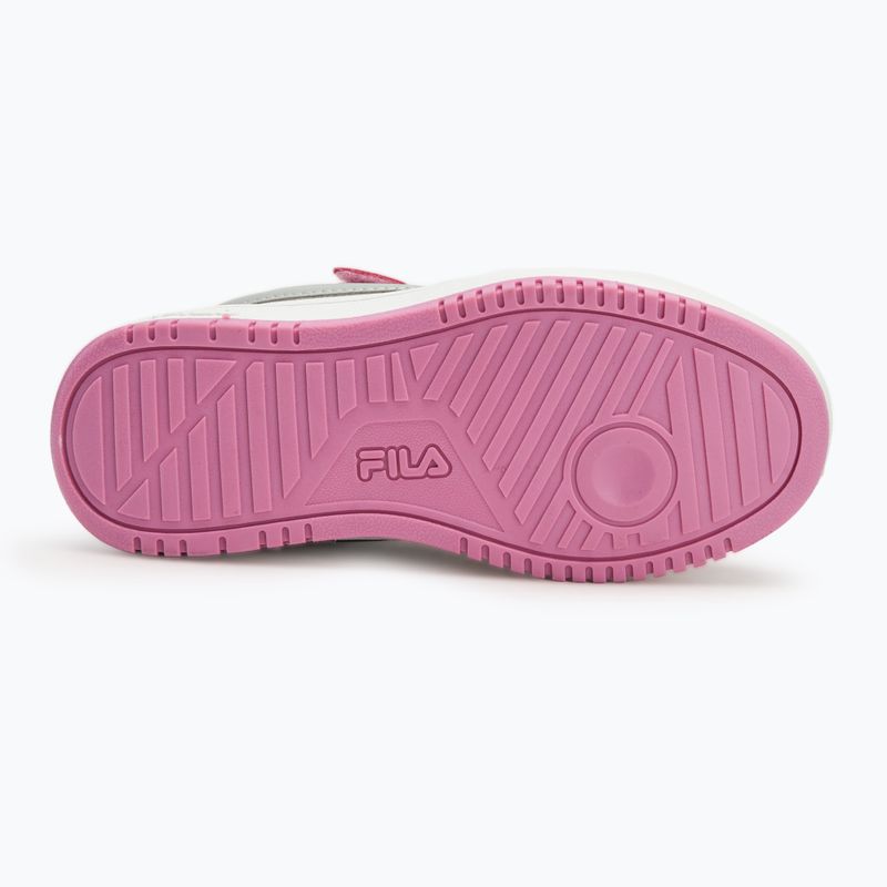 FILA Rega Nf Velcro white/moonlite mauve children's shoes 4