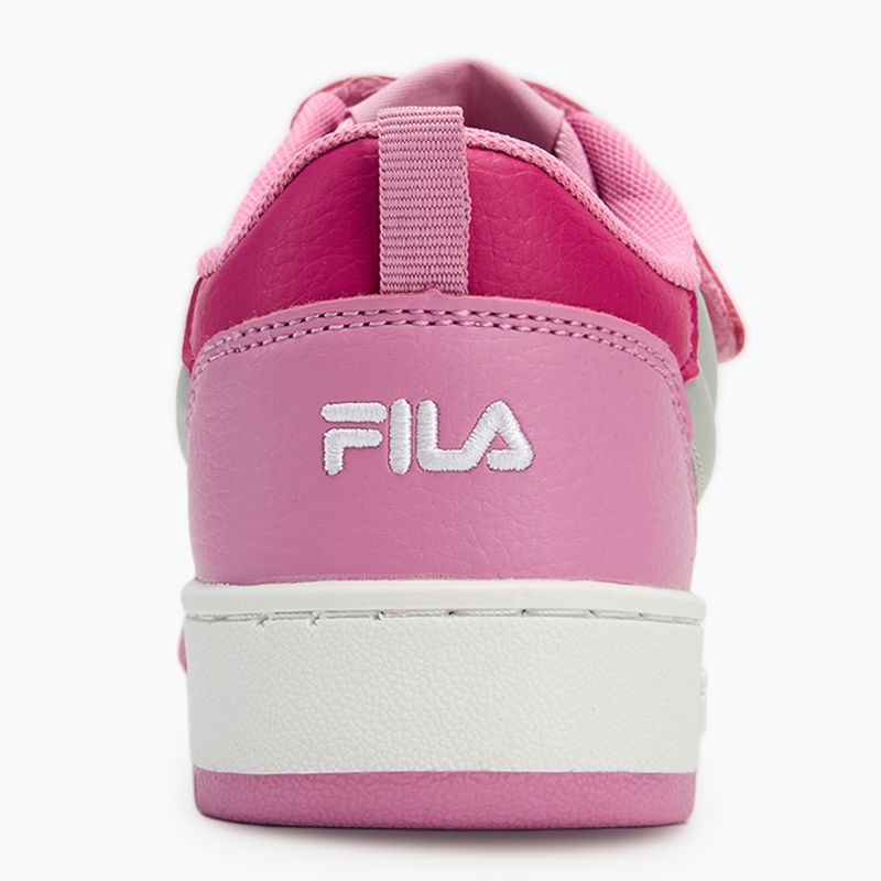 FILA Rega Nf Velcro white/moonlite mauve children's shoes 6