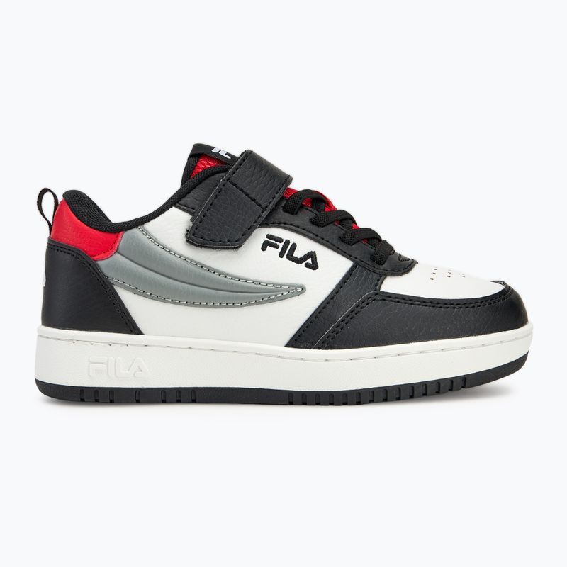 FILA Rega Nf Velcro children's shoes white/black/fila red 2