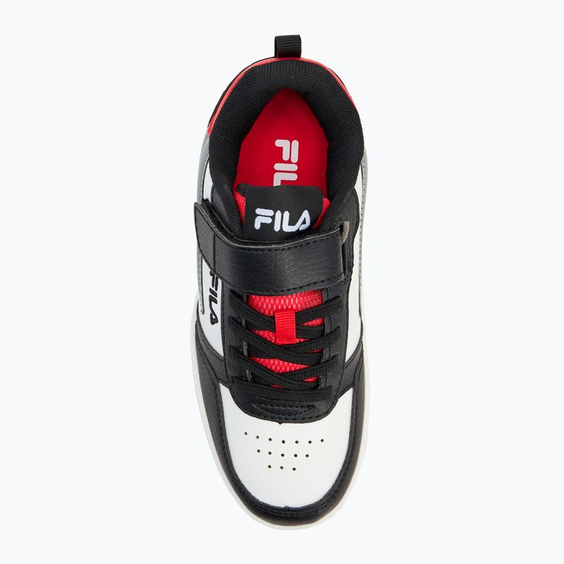 FILA Rega Nf Velcro children's shoes white/black/fila red 5