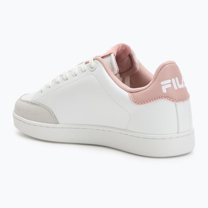 FILA Courtbay women's shoes white/pale mauve 3