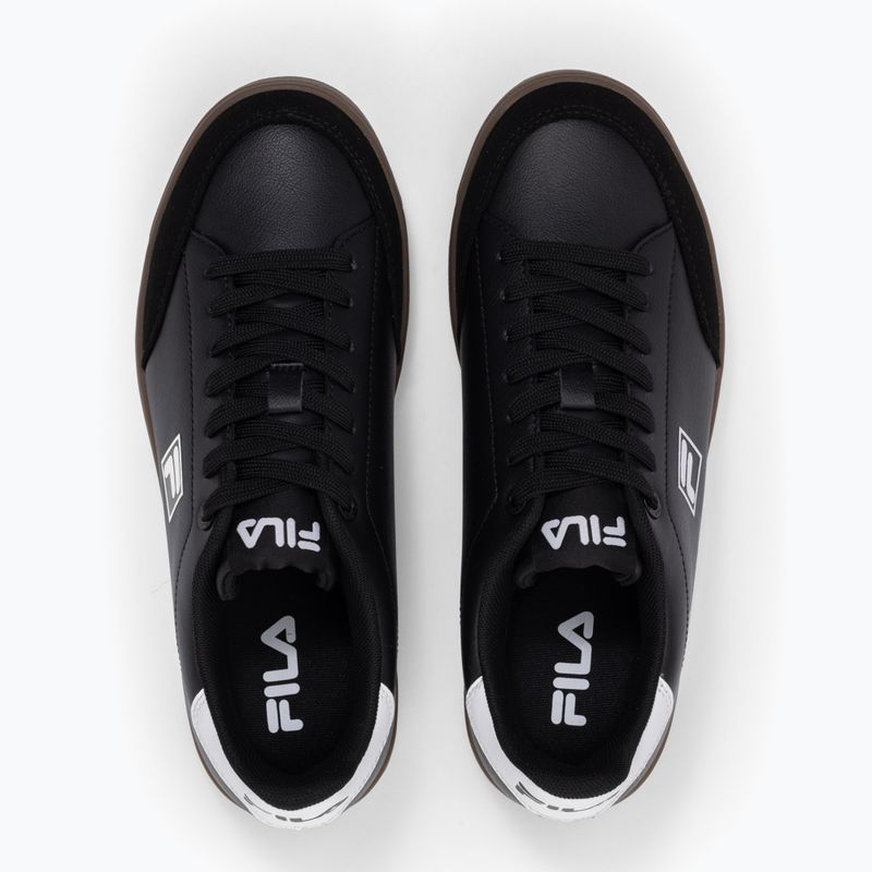 FILA Courtbay women's shoes black/white 10