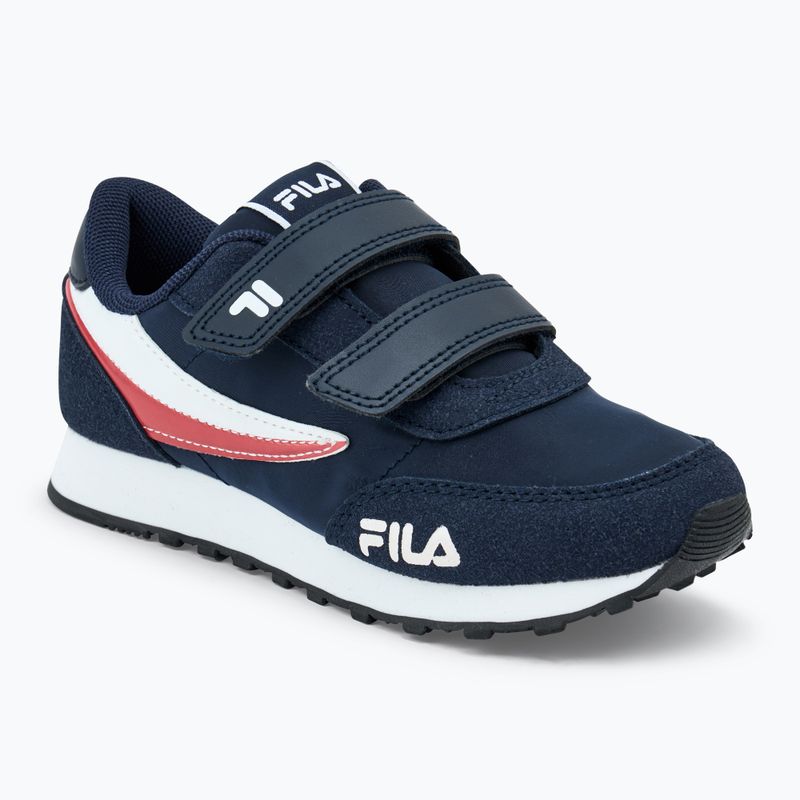 FILA Orbit Revolution Velcro children's shoes fila navy