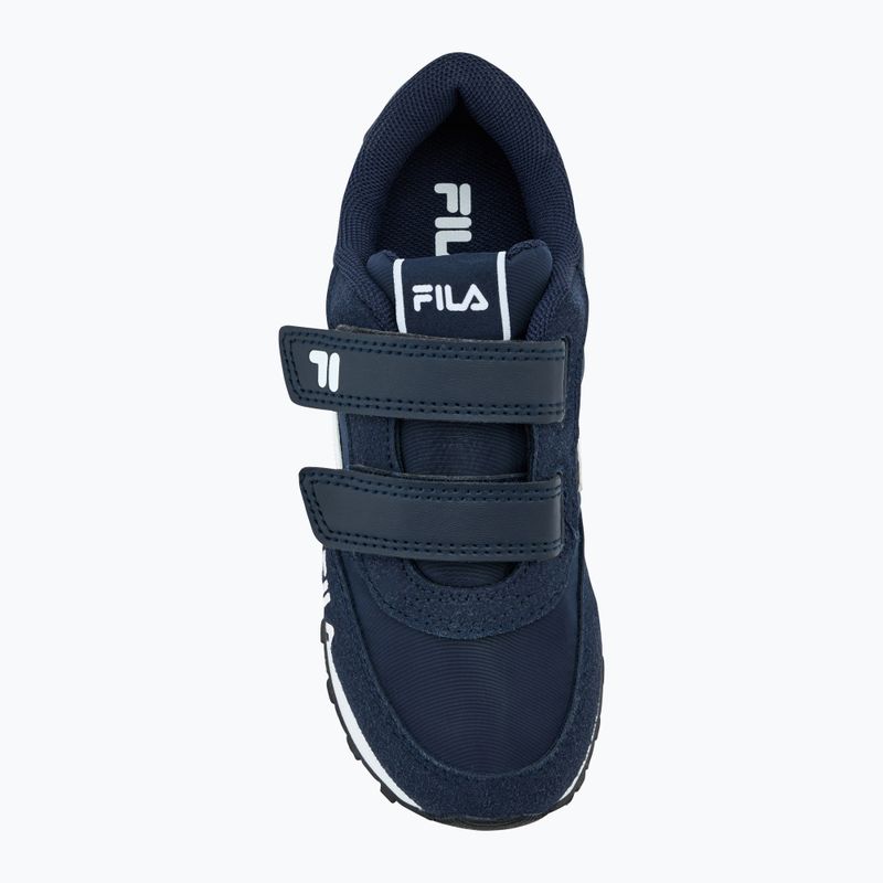 FILA Orbit Revolution Velcro children's shoes fila navy 5