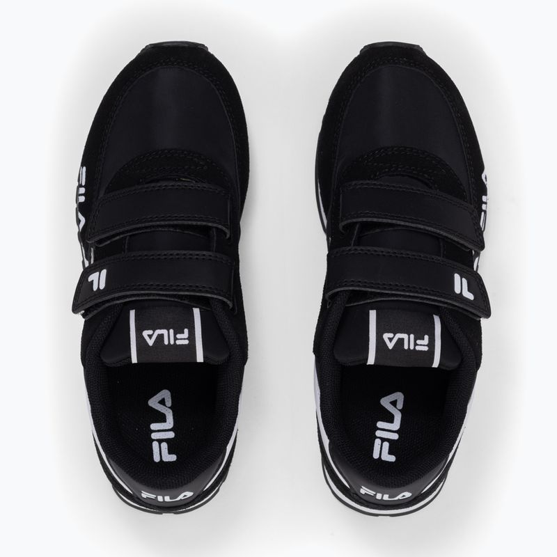 FILA Orbit Revolution Velcro children's shoes black 10