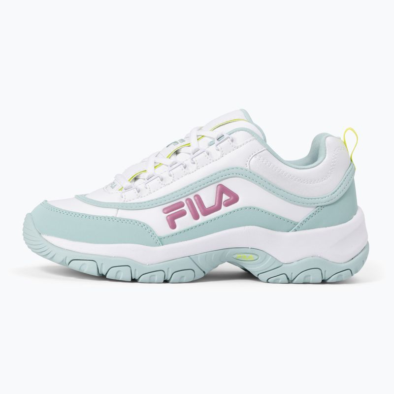 FILA Strada Logo white/harbor gray women's shoes