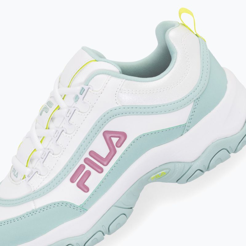 FILA Strada Logo white/harbor gray women's shoes 5