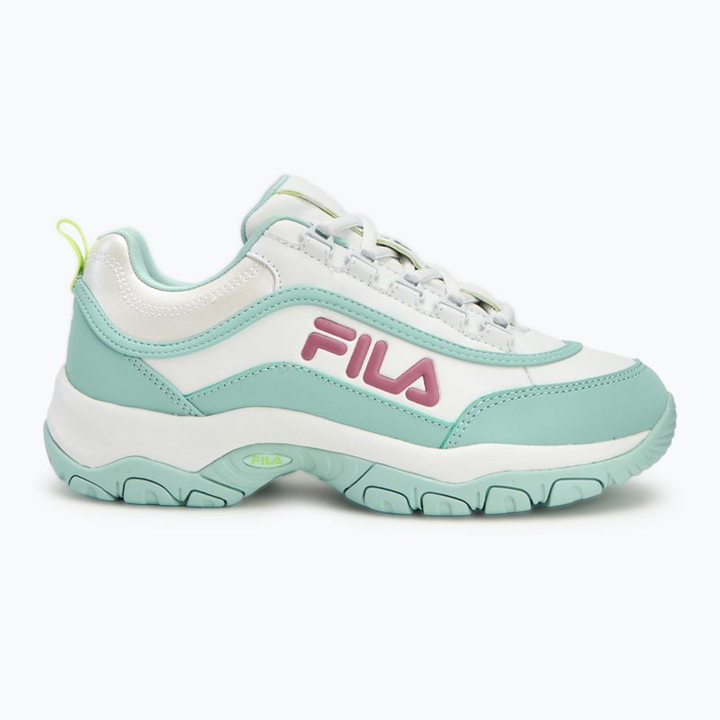 FILA Strada Logo white/harbor gray women's shoes 2