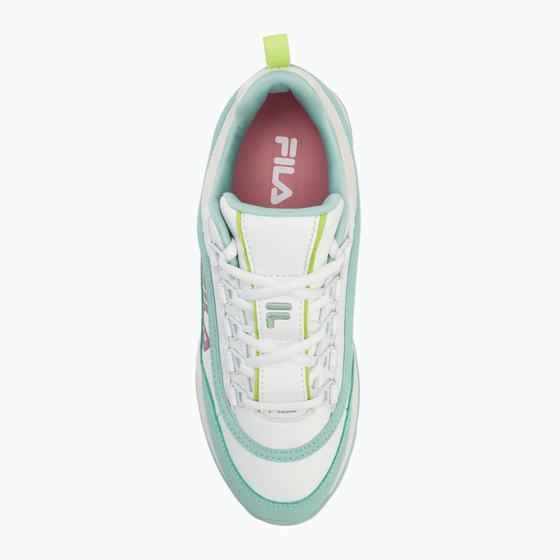 FILA Strada Logo white/harbor gray women's shoes 5