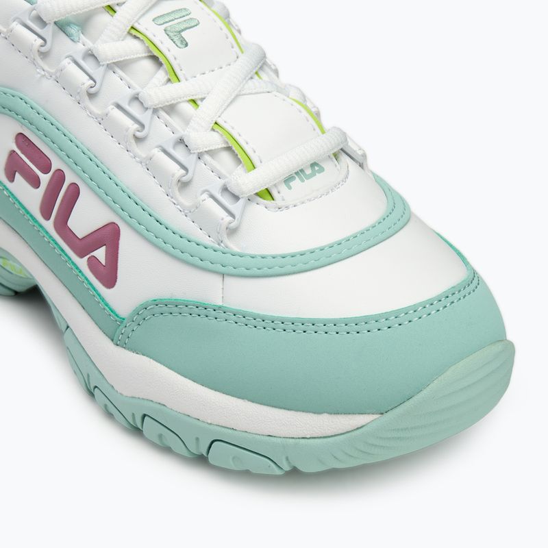 FILA Strada Logo white/harbor gray women's shoes 7