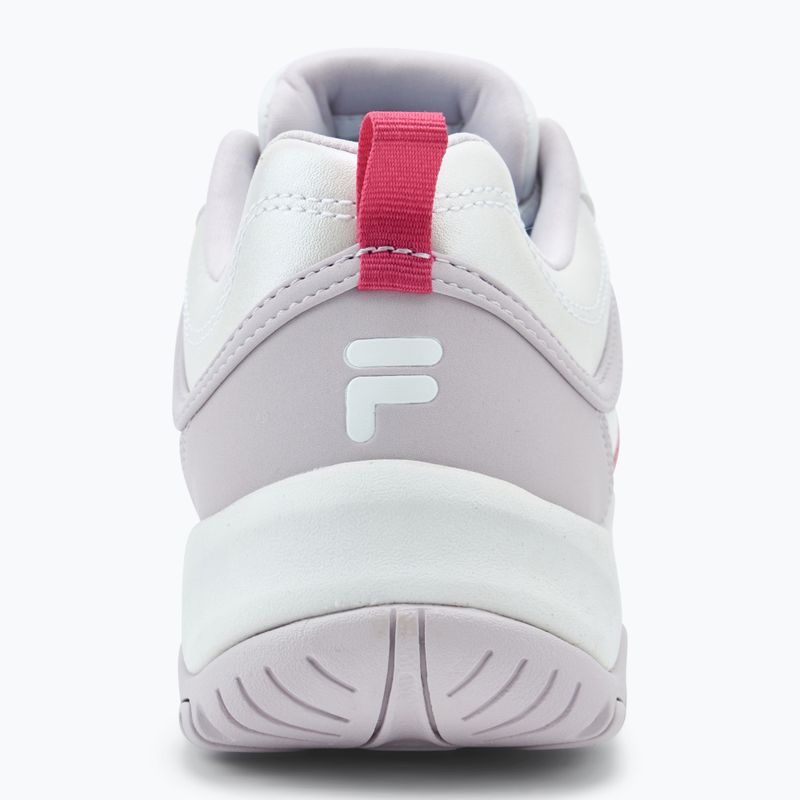 Women's FILA Strada Logo white/orchid hush shoes 6