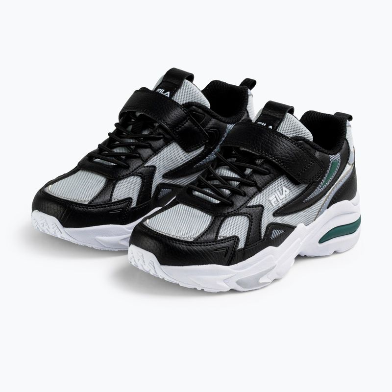 Children's shoes FILA Madrun Velcro black/posy green 2