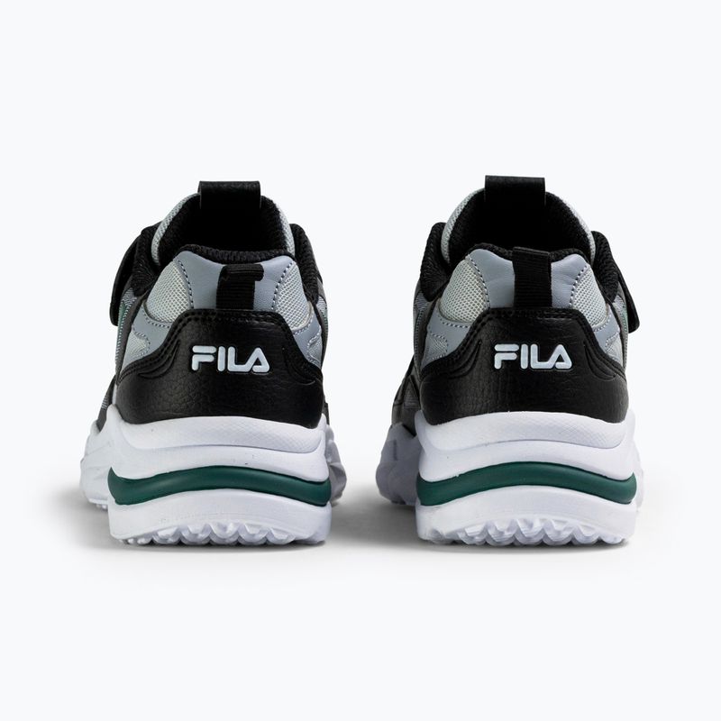 Children's shoes FILA Madrun Velcro black/posy green 3