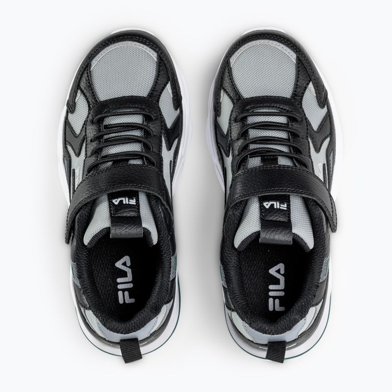 Children's shoes FILA Madrun Velcro black/posy green 5