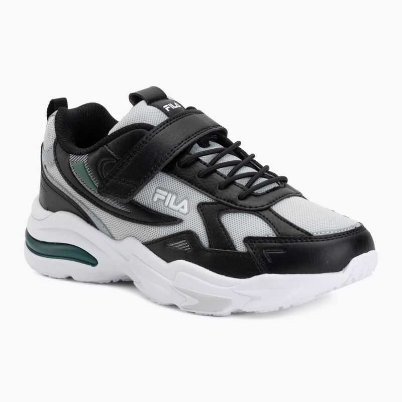 Children's shoes FILA Madrun Velcro black/posy green