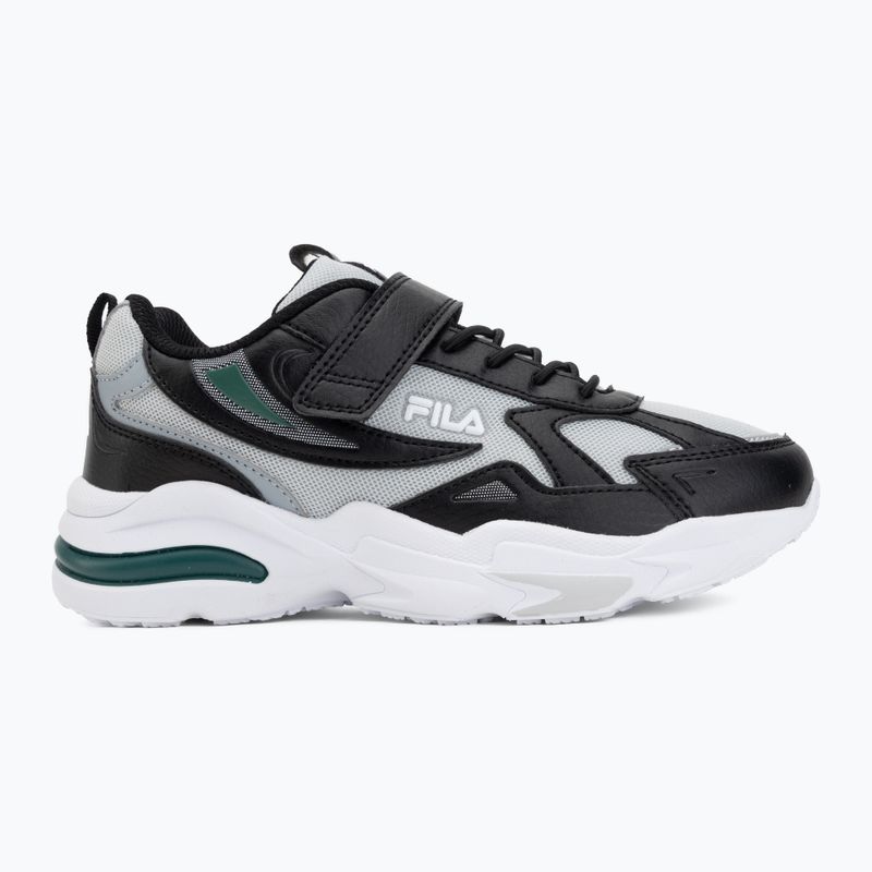 Children's shoes FILA Madrun Velcro black/posy green 2