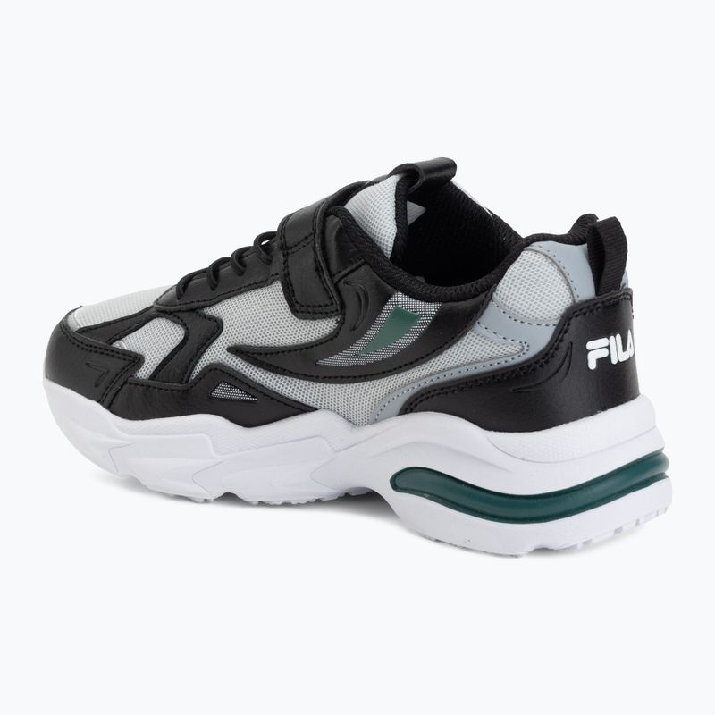 Children's shoes FILA Madrun Velcro black/posy green 3