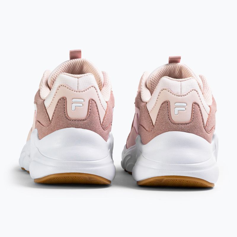 FILA Collene Logo shoes in pale mauve/white 10