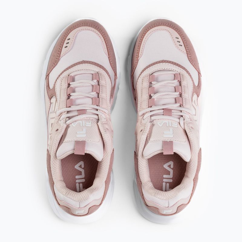 FILA Collene Logo shoes in pale mauve/white 12