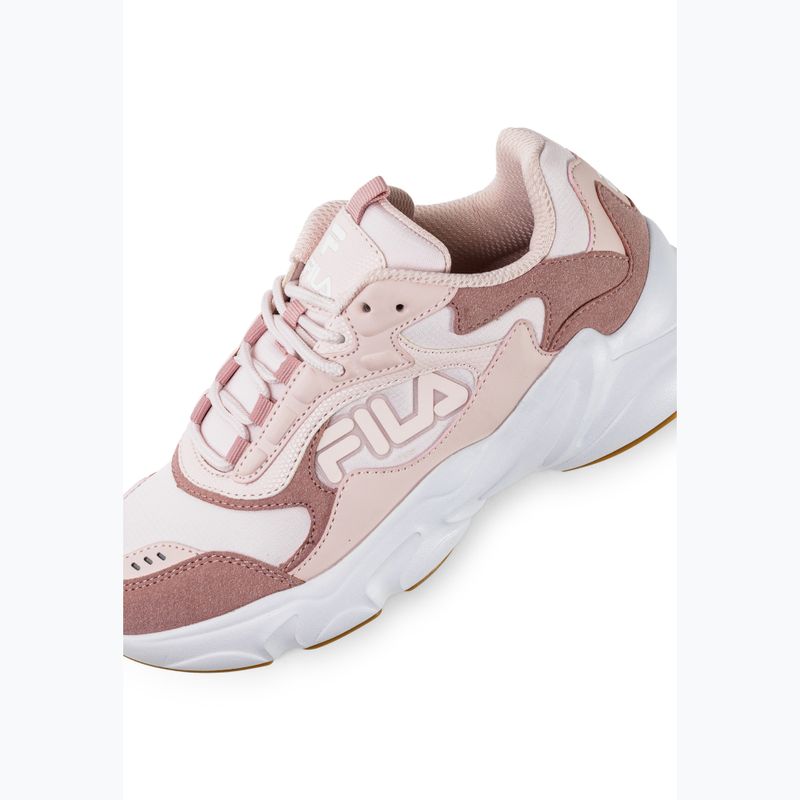 FILA Collene Logo shoes in pale mauve/white 13
