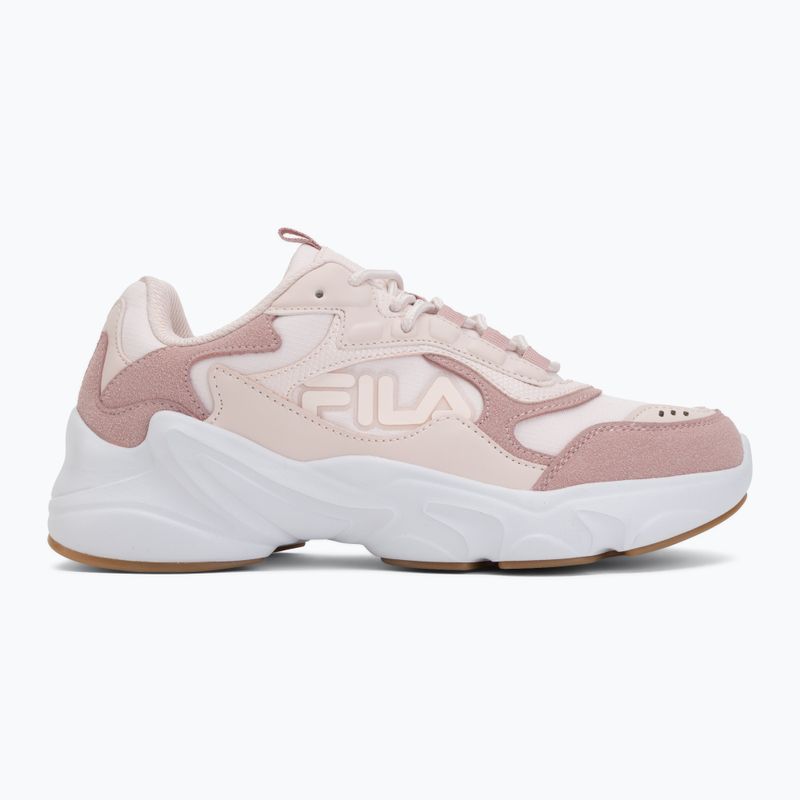 FILA Collene Logo shoes in pale mauve/white 2