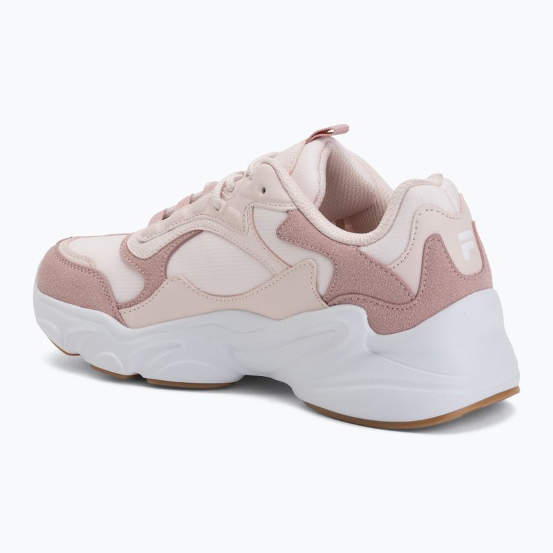 FILA Collene Logo shoes in pale mauve/white 3