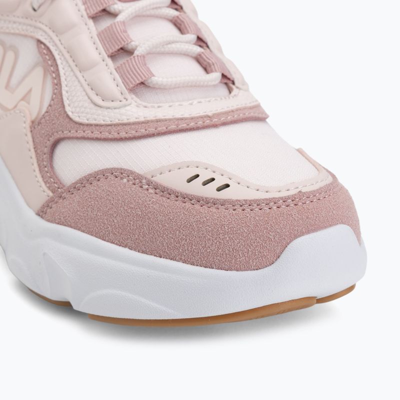 FILA Collene Logo shoes in pale mauve/white 7