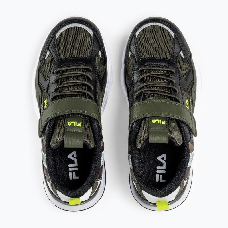 Children's shoes FILA Madrun Velcro olive night 5