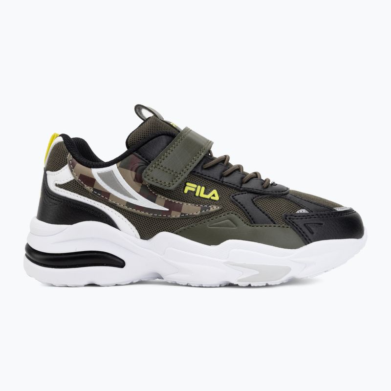 Children's shoes FILA Madrun Velcro olive night 2