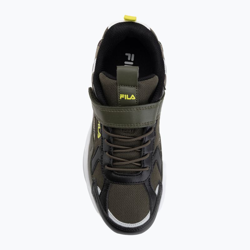 Children's shoes FILA Madrun Velcro olive night 5