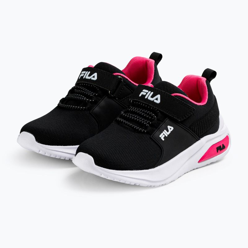 Children's shoes FILA Madrun Velcro black/sangria sunset 2
