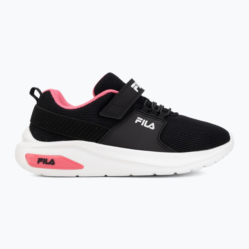 Children's shoes FILA Madrun Velcro black/sangria sunset 2