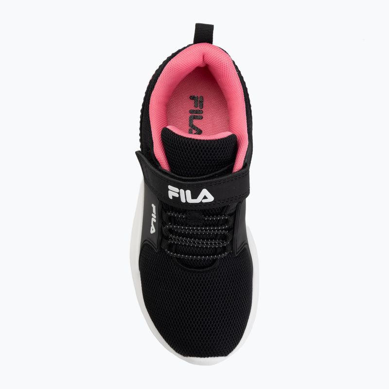 Children's shoes FILA Madrun Velcro black/sangria sunset 5